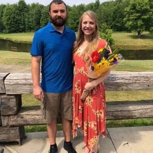 Altar’d State Faux Wrap Floral Dress